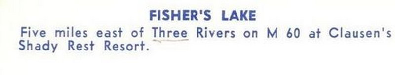 Fishers Lake (Fisher Lake, Fishers Lake) - Vintage Postcard
